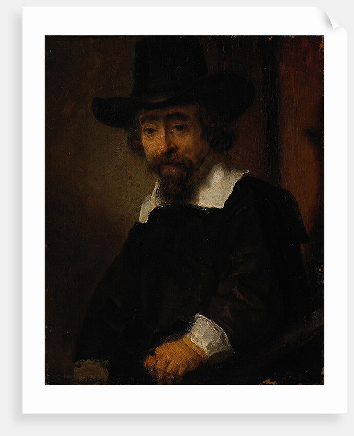 Portrait of Ephraim Bueno by Rembrandt van Rhijn