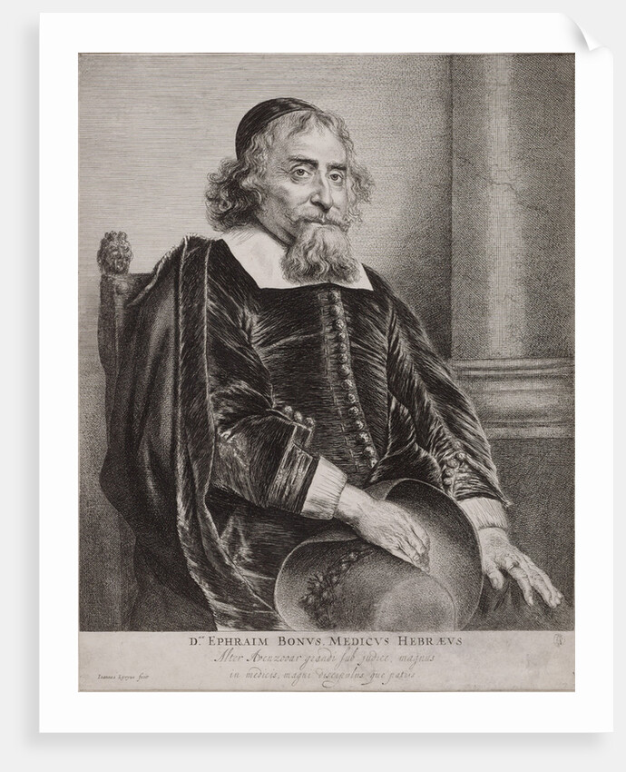 Portrait of Ephraim Bueno by Jan Lievens