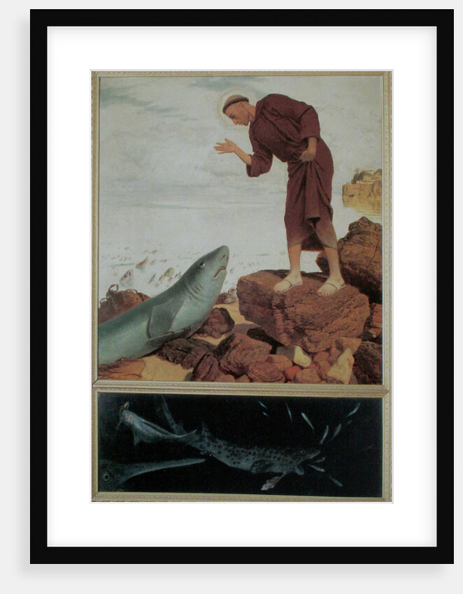 Saint Anthony Preaching to the Fish by Arnold Böcklin