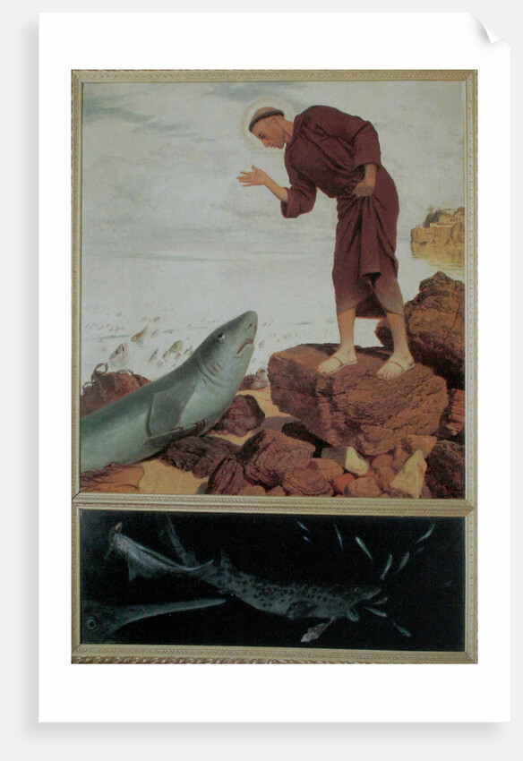 Saint Anthony Preaching to the Fish by Arnold Böcklin