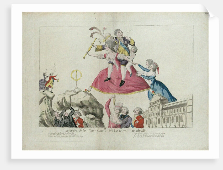 Stretch of the Holy Family from the Tuileries to Montmédy by Anonymous