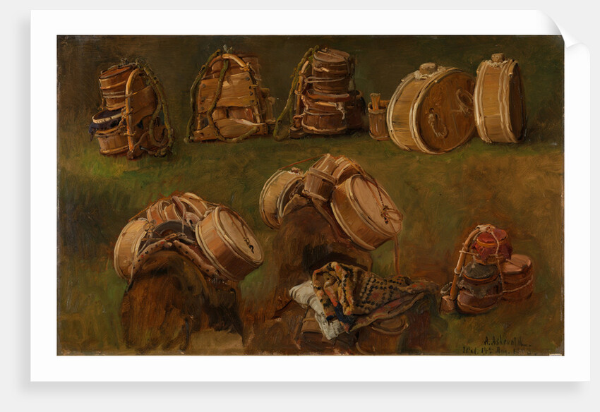 Study of Pack Saddles and other Objects by Anders Askevold