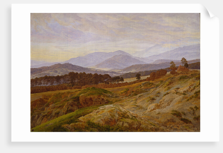 The Riesengebirge by Caspar David Friedrich