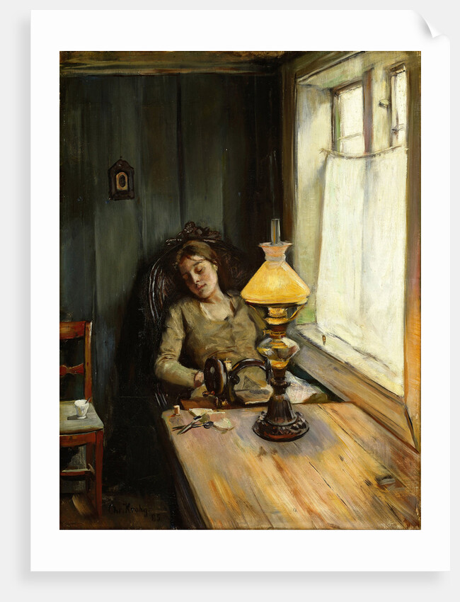 Tired by Christian Krohg