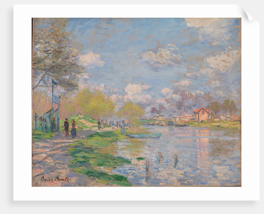 Spring on the Seine by Claude Monet