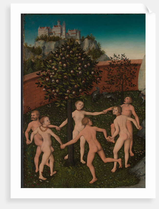 The Golden Age (Detail) by Lucas Cranach the Elder