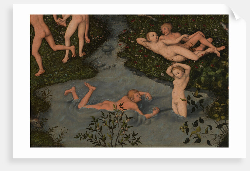The Golden Age (Detail) by Lucas Cranach the Elder
