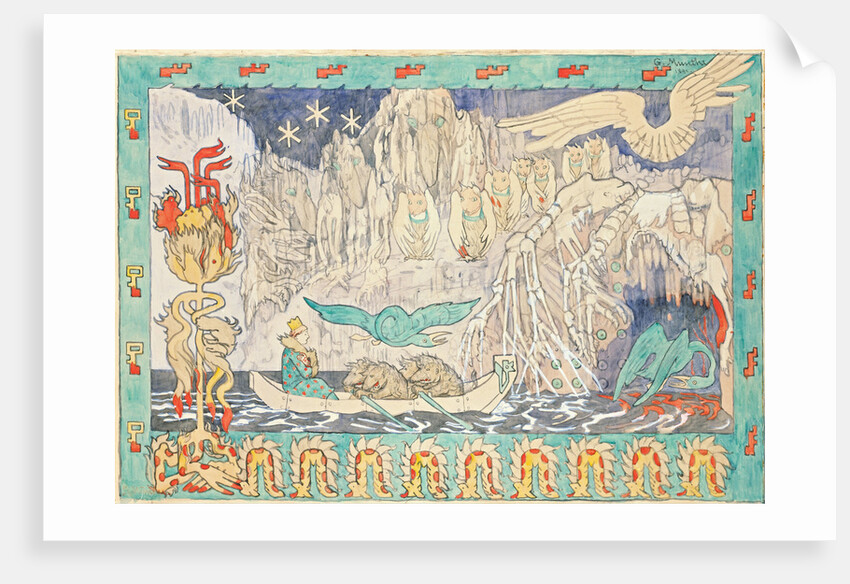 The Giants Lair by Gerhard Munthe