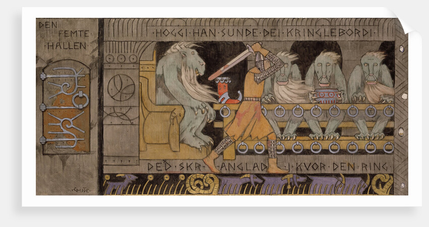 The fifth Hall by Gerhard Munthe