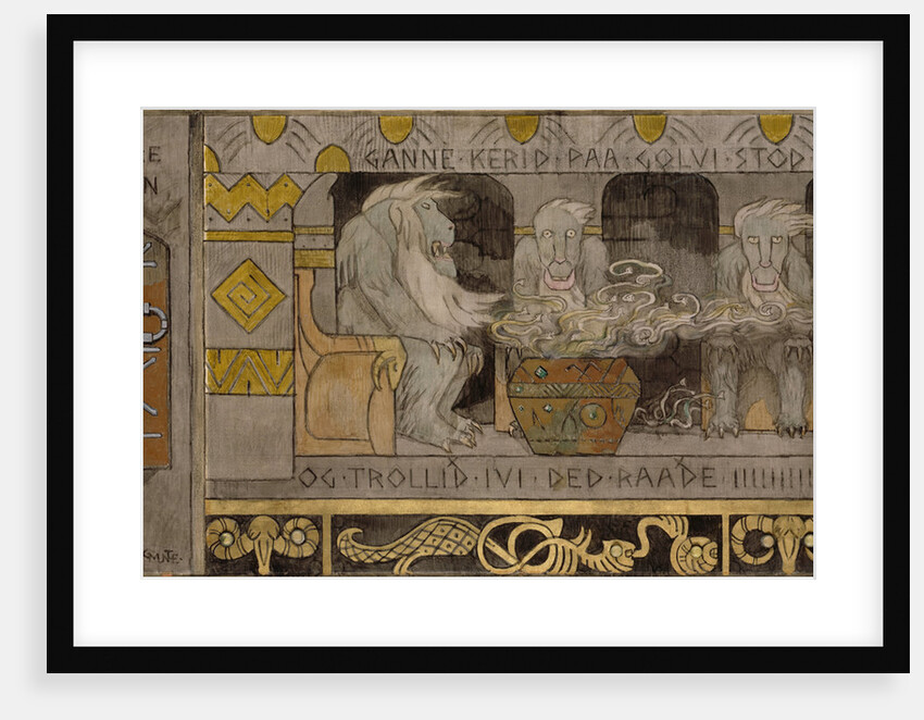 The second Hall by Gerhard Munthe