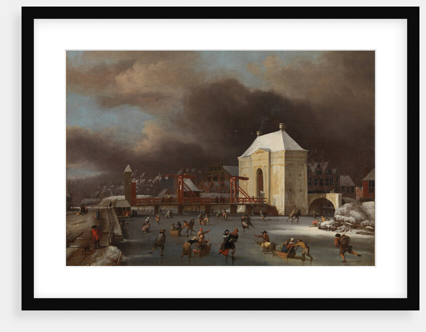 View of the Heiligewegspoort in Amsterdam by Jan van Kessel