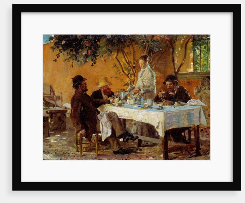 Breakfast in Sora by Peder Severin Krøyer