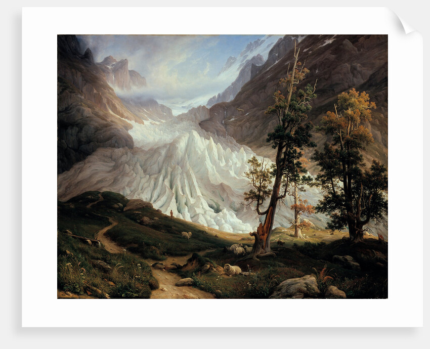 The Lower Grindelwald Glacier by Thomas Fearnley