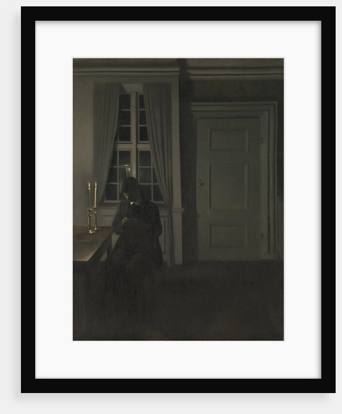 The Collector of Coins by Vilhelm Hammershøi
