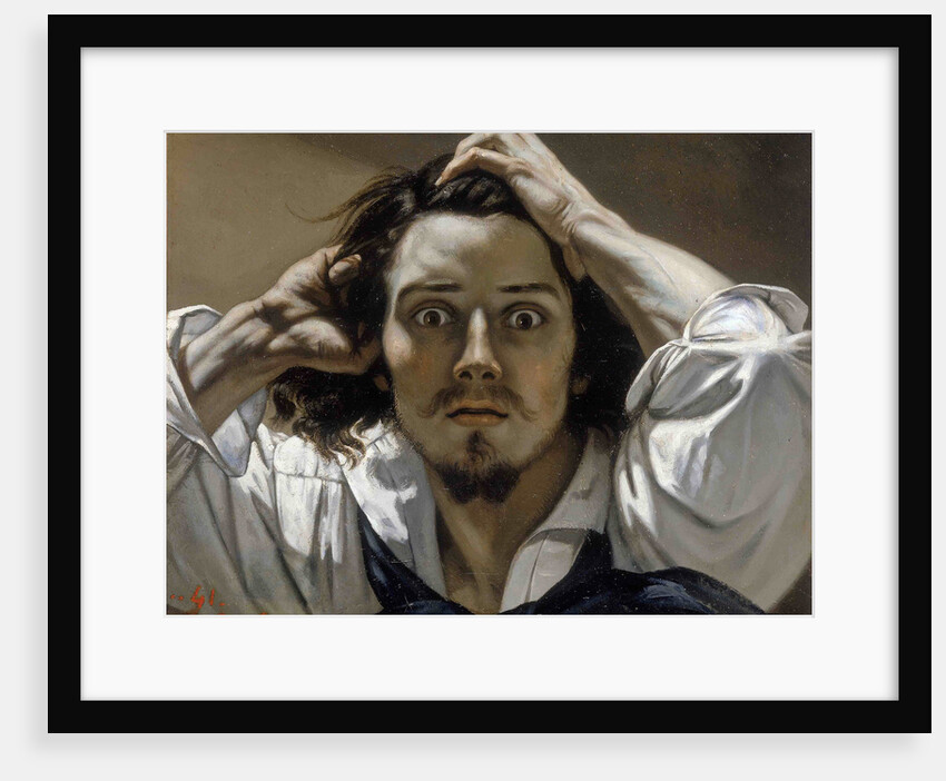 The Desperate Man (Self-Portrait) by Gustave Courbet