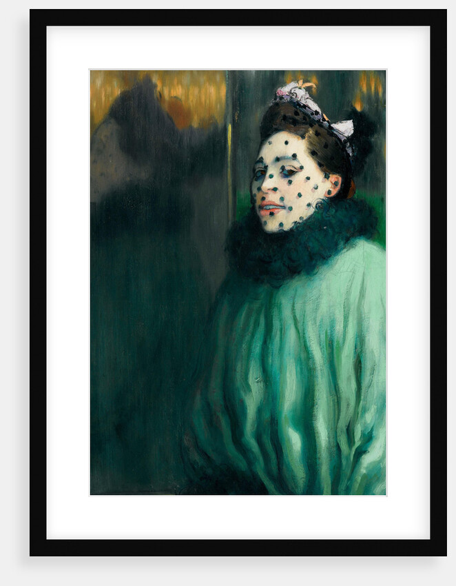 Woman with veil (Femme à la voilette) by Louis Anquetin