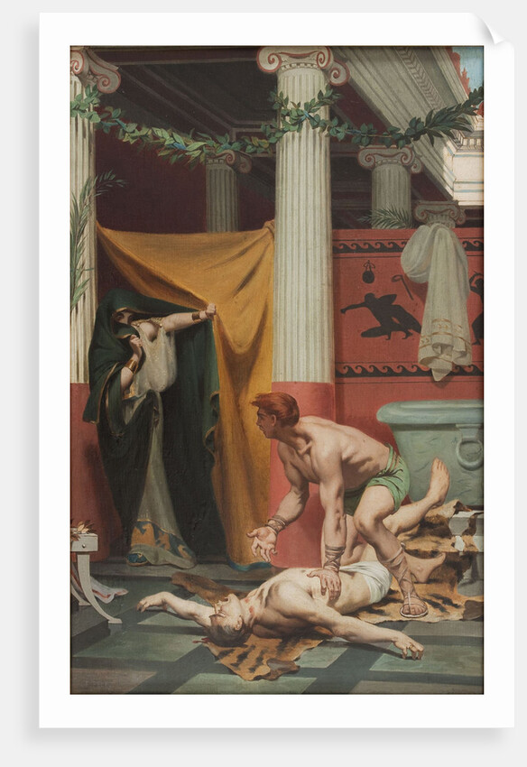 The Death of the Emperor Commodus by Fernand Pelez