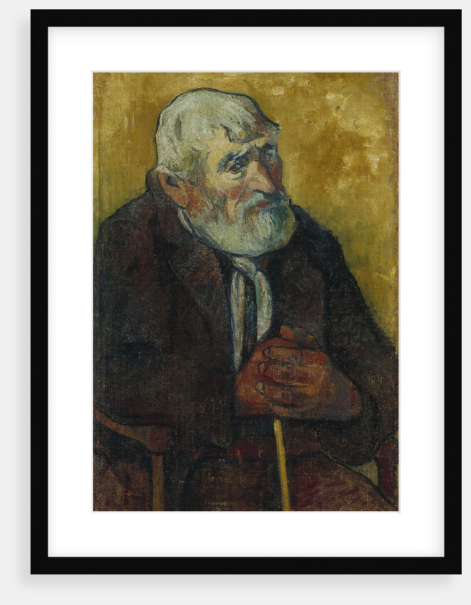Old Man with a Stick by Paul Eugéne Henri Gauguin