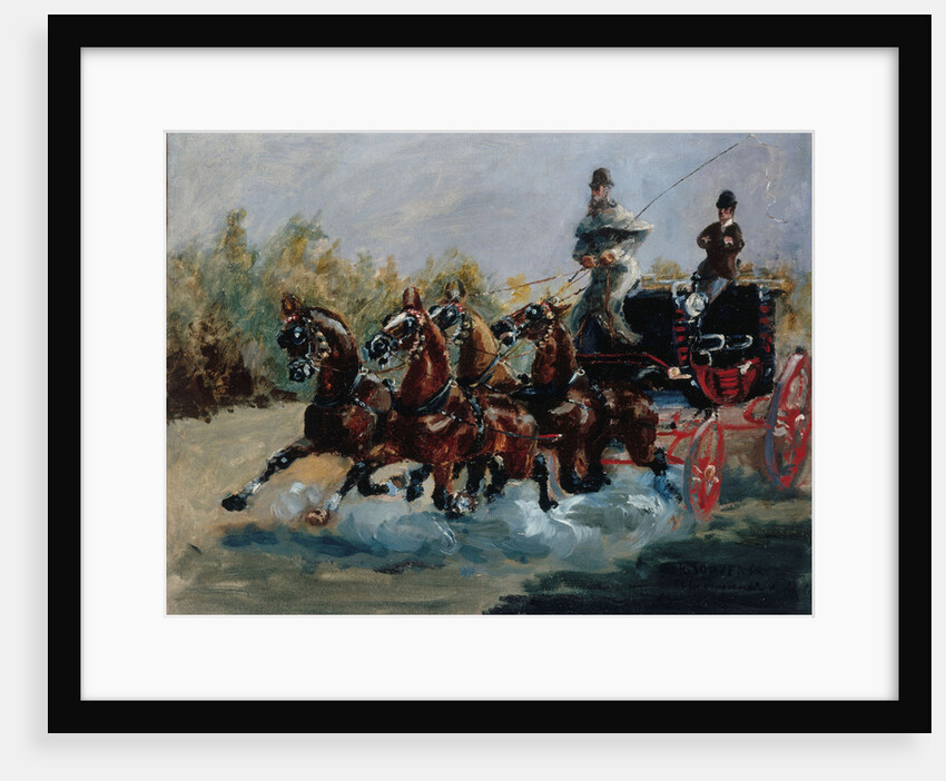 Nice, on the Promenade des Anglais by Henri de Toulouse-Lautrec