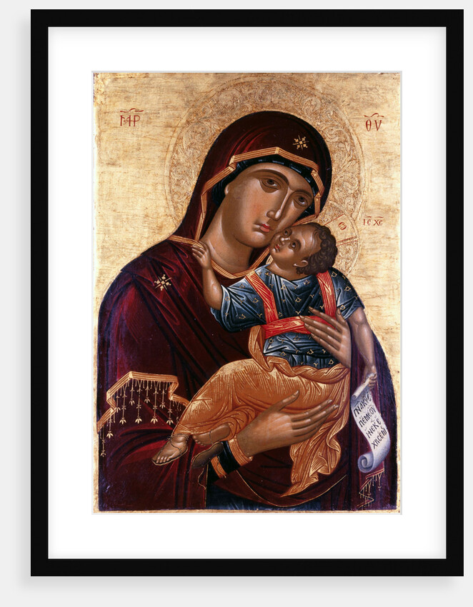 Our Lady of Tenderness (The Virgin Eleusa) by Greek icon