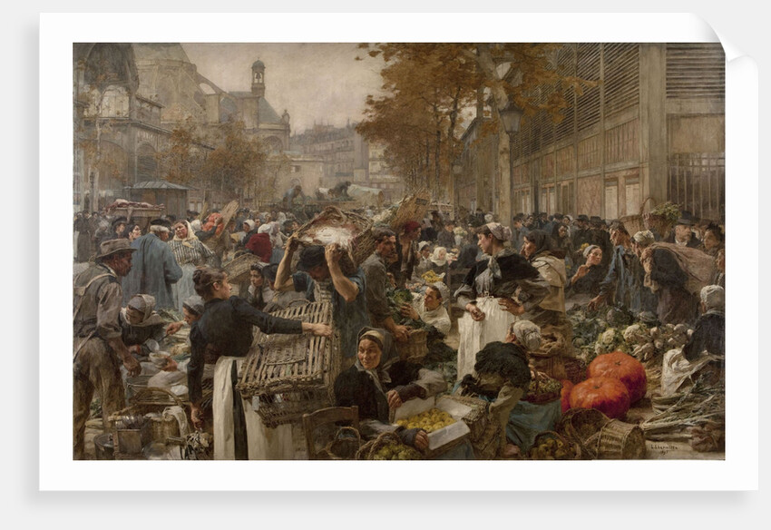 Les Halles by Léon Lhermitte