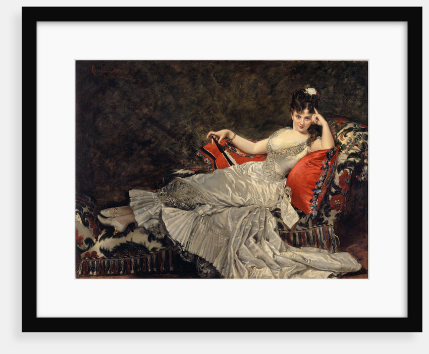 Portrait of Mademoiselle de Lancey by Charles Émile Auguste Carolus-Duran