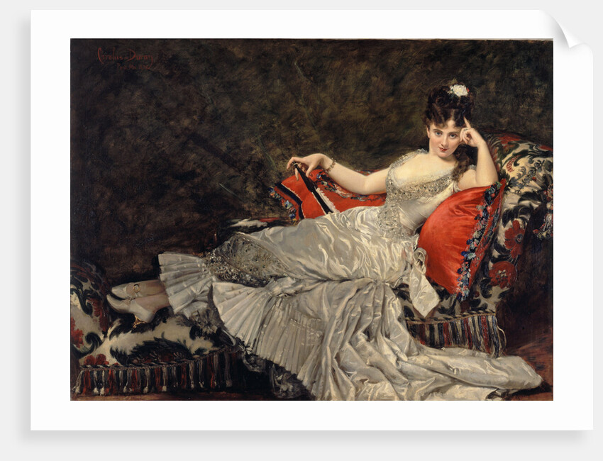 Portrait of Mademoiselle de Lancey by Charles Émile Auguste Carolus-Duran