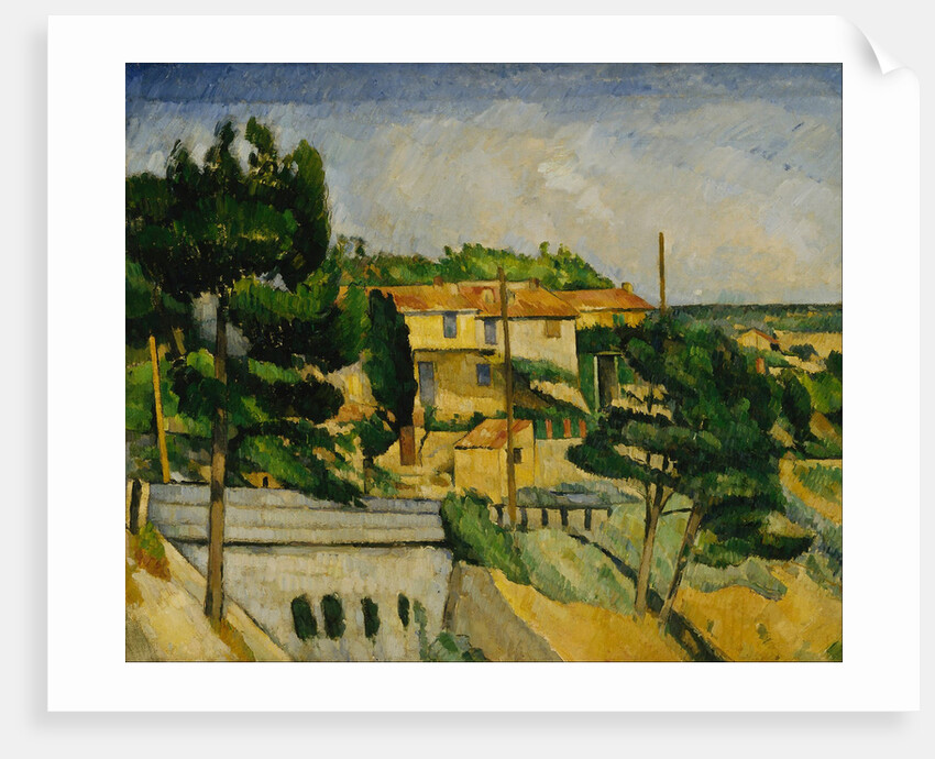 The Road Bridge at LEstaque by Paul Cézanne