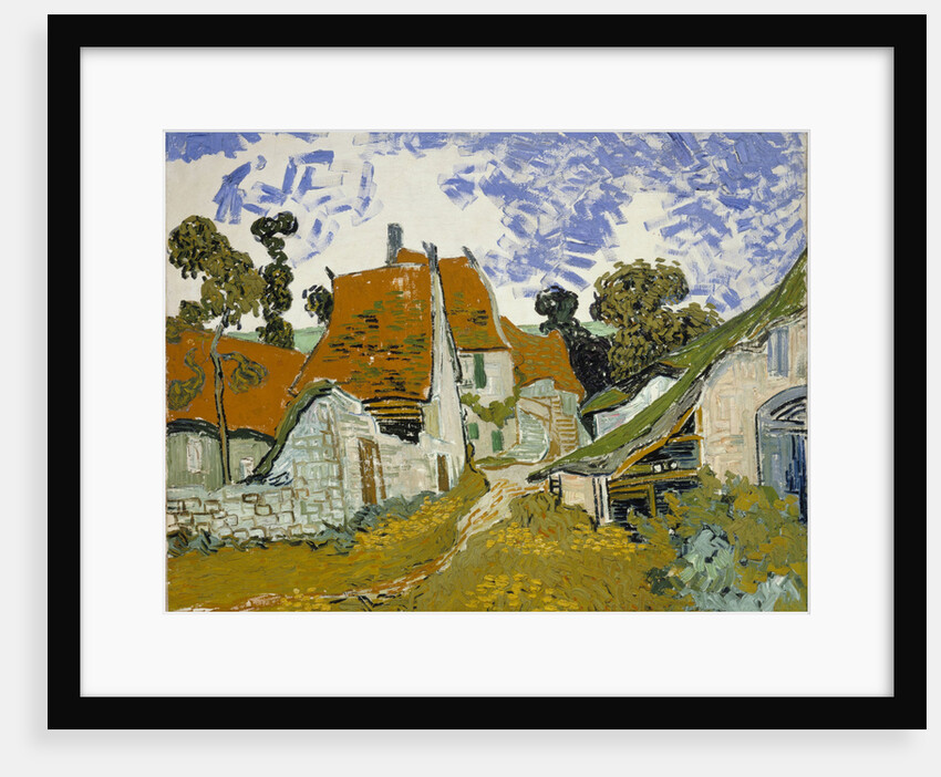 Street in Auvers-sur-Oise by Vincent van Gogh