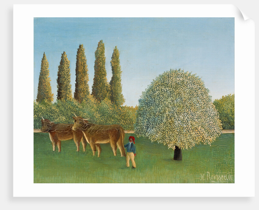 Meadowland (The Pasture) by Henri Julien Félix Rousseau