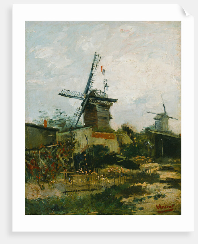 Windmills on Montmartre by Vincent van Gogh