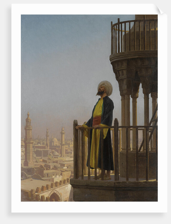 A muezzin by Jean-Léon Gerôme