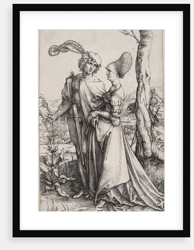 Young Couple Threatened by Death (The Promenade) by Albrecht Dürer