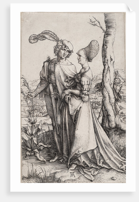 Young Couple Threatened by Death (The Promenade) by Albrecht Dürer