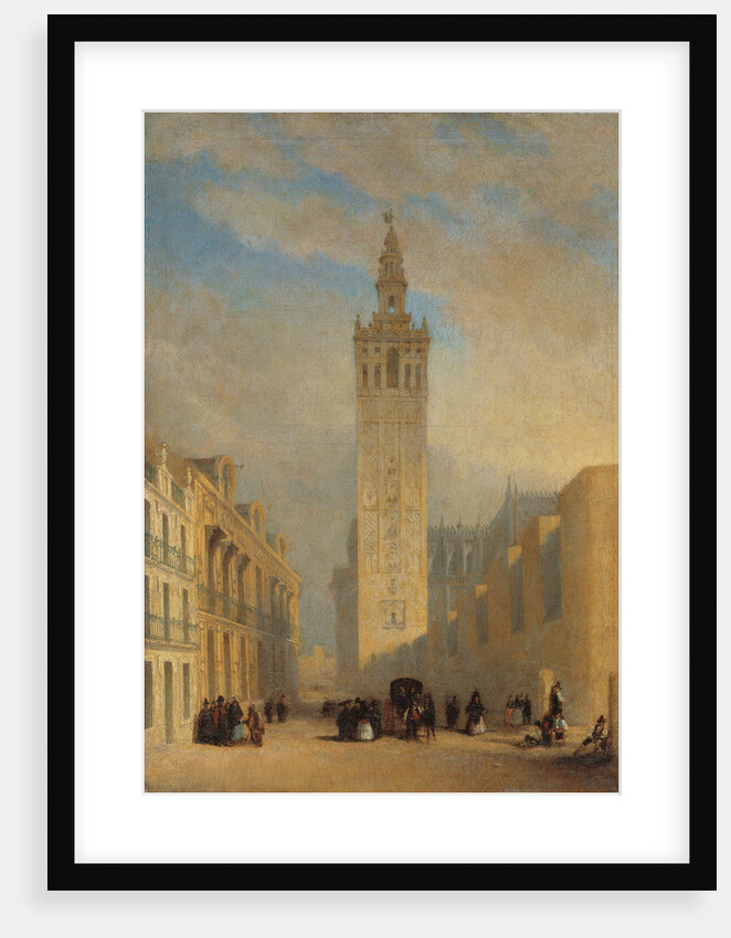 The Giralda seen from Calle Placentines by José Domínguez Bécquer