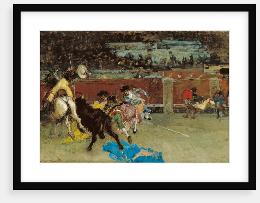 Bullfight. Wounded Picador by Marià Fortuny