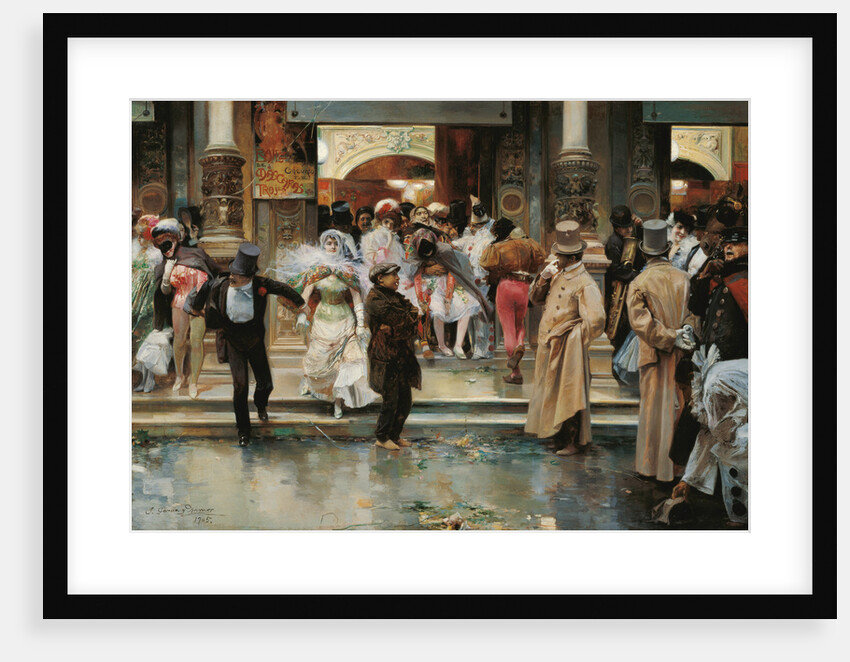 Leaving the Masqued Ball by José García y Ramos