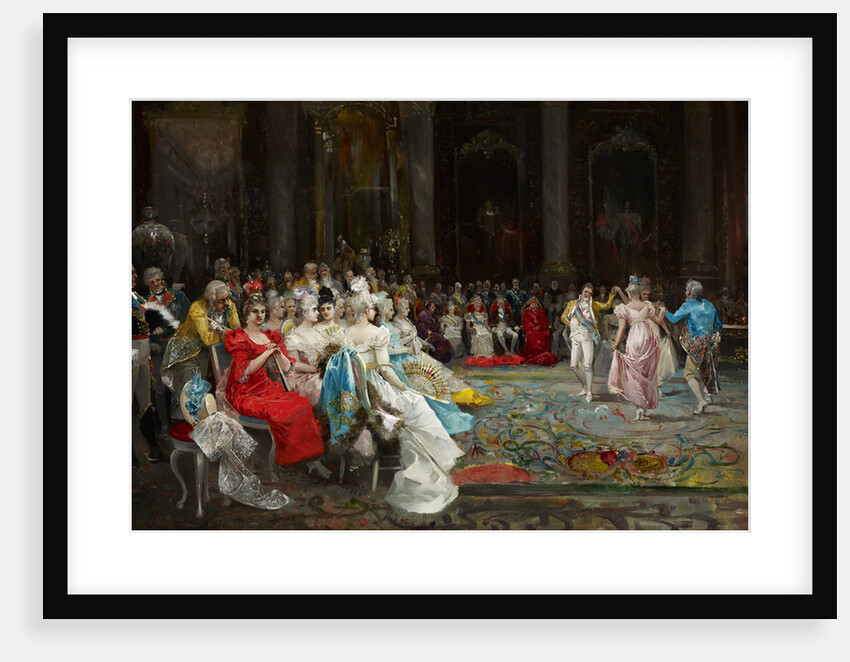 Dance at the Palace by Eugenio Lucas Villaamil