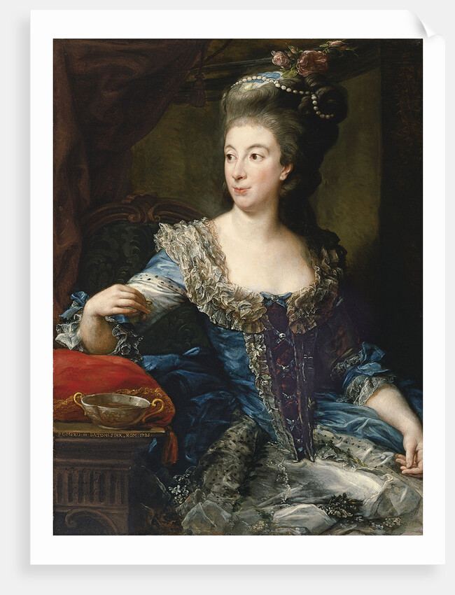 Portrait of the Countess Maria Benedetta di San Martino by Pompeo Girolamo Batoni
