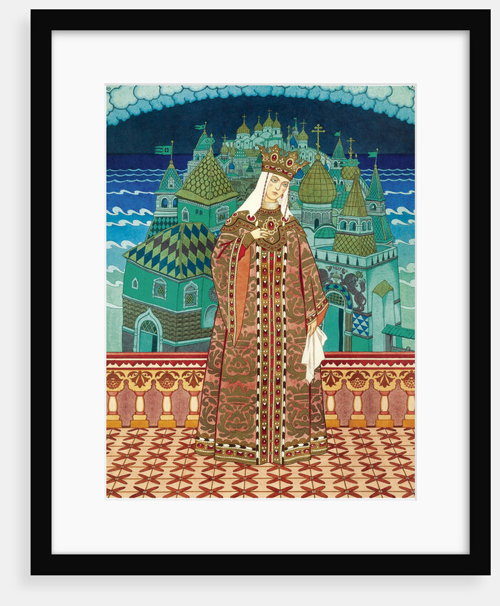 Militrissa. Costume design for the opera The Tale of Tsar Saltan by N. Rimsky-Korsakov by Ivan Yakovlevich Bilibin