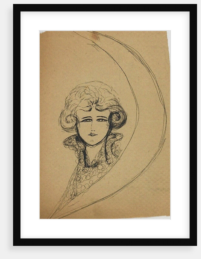 Self-Portrait by Léona Delcourt