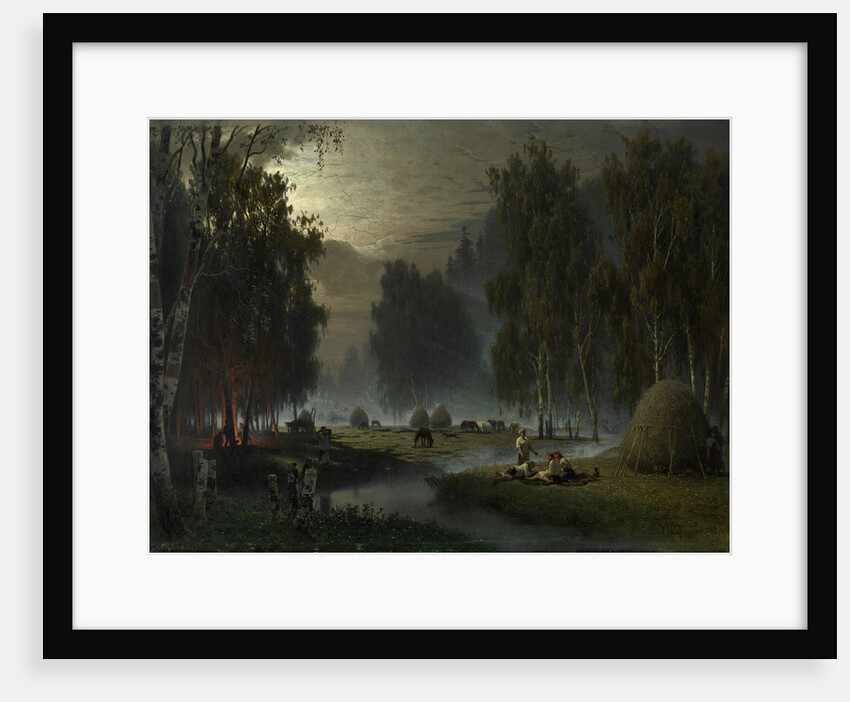 Haymakers. Evening Rest by Pyotr Alexandrovich Sukhodolsky