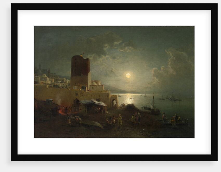 View of the Maiden Tower in Baku by Paul von Franken