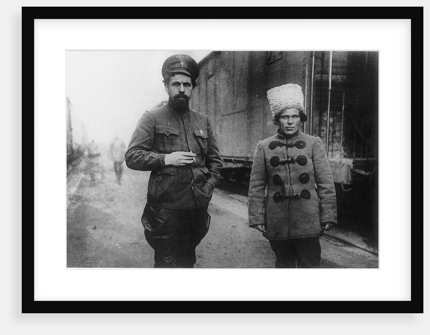 Pavel Dybenko and Nestor Makhno by Anonymous