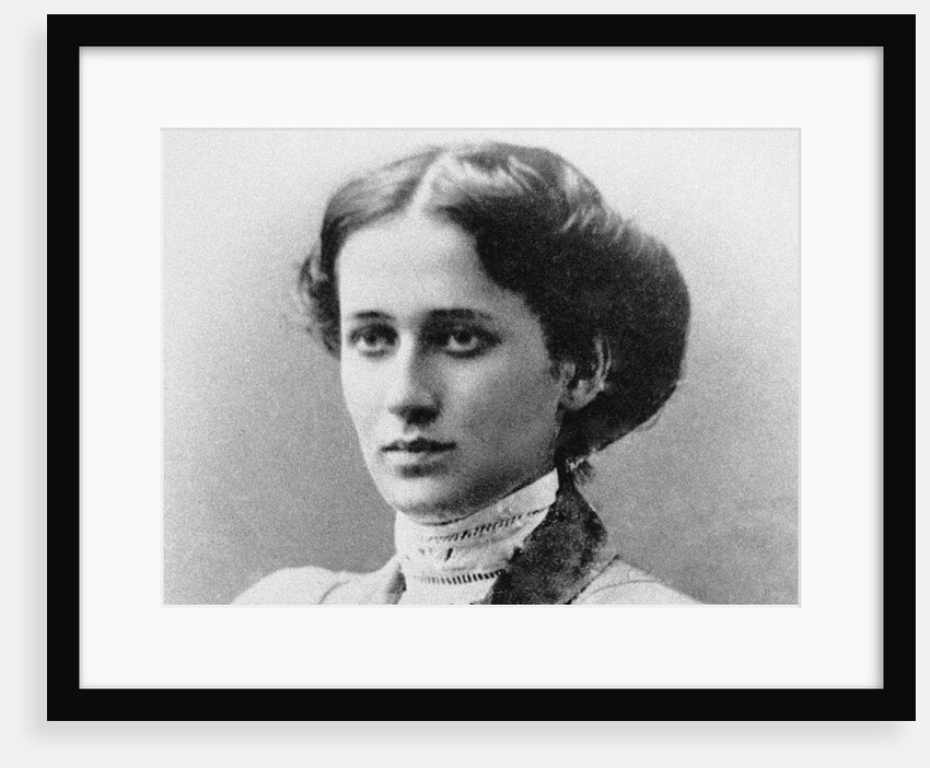 Portrait of the Poetess Anna Akhmatova by Anonymous