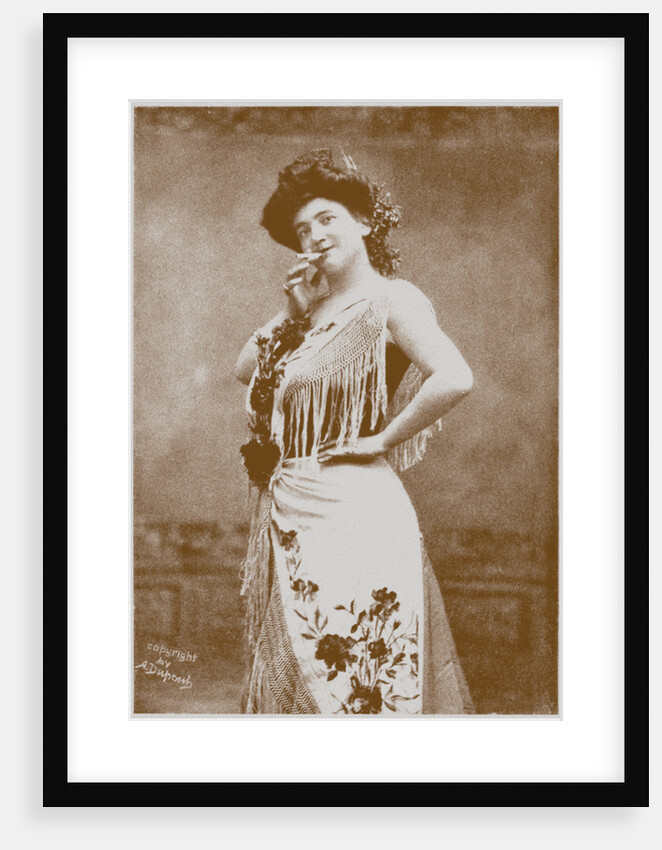 Emma Calvé as Carmen by Aimé Dupont