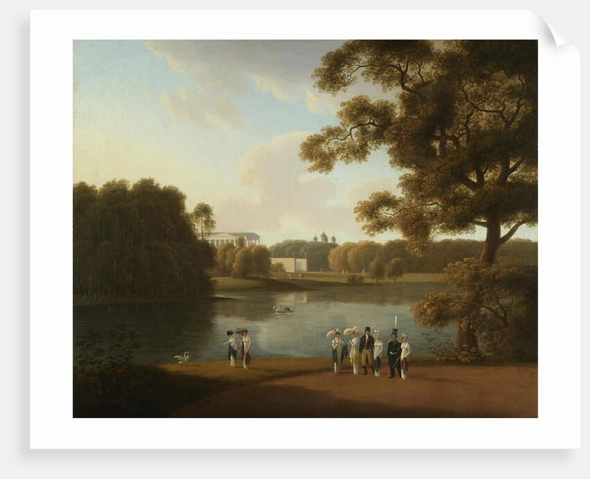 View of the Cameron Gallery in Tsarskoye Selo, 1815 by Andrei Yefimovich Martynov