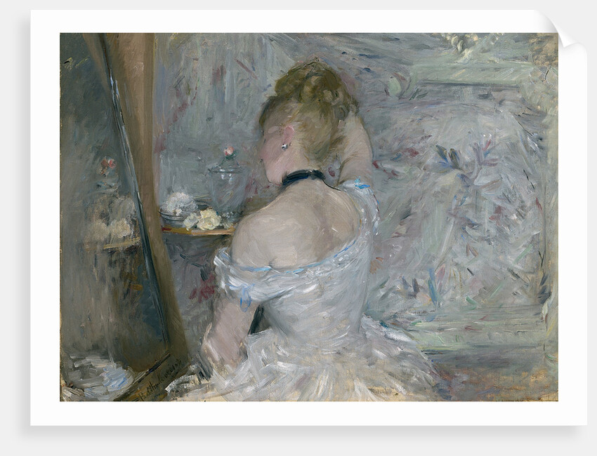 Woman at Her Toilette, 1875-1880 by Berthe Morisot