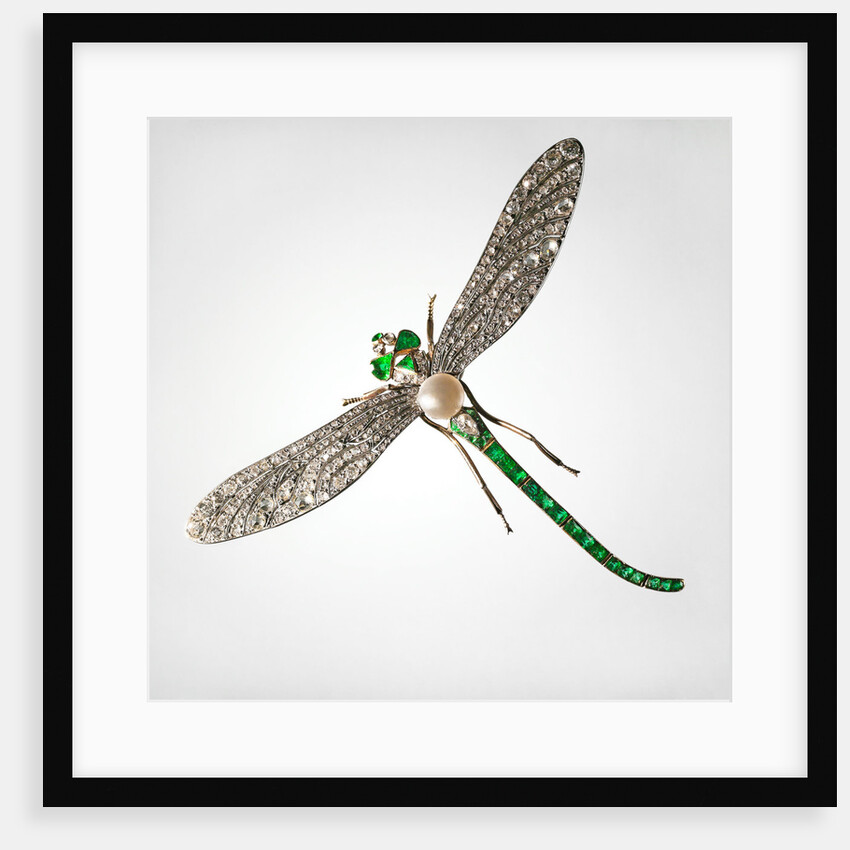 Brooch in the Form of a Dragonfly, End of 19th cen by Russian master