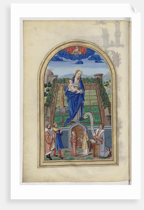The Virgin Mary. From: Chants royaux en lhonneur de la Vierge au Puy dAmiens, 1501-1600 by Anonymous